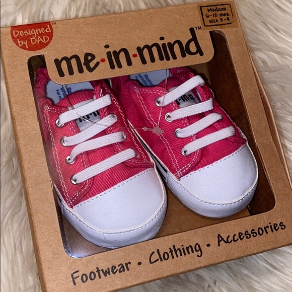 Pink Baby Slip Ons - Picture 1 of 3